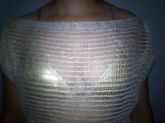 Blusa Dourada + Top Metalizado